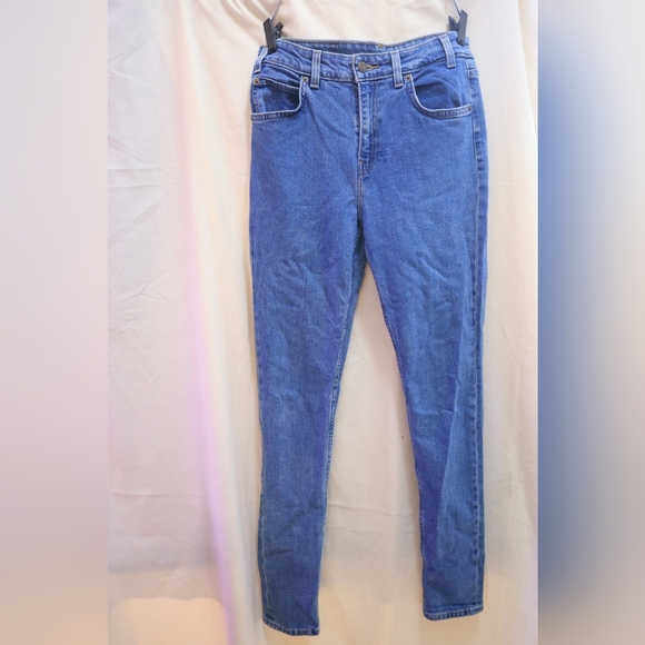 Levi's 721 Vintage High Rise Women's Skinny Jeans Size 28 Orange Tab - Picture 4 of 11